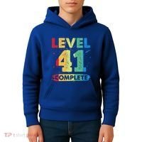 Level 41 Complete 41st Wedding Anniversary 41 Years Gift Kids Hoodie thumb 4