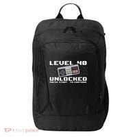 Level 40 Complete 1981 Gamer 40th Birthday City Backpack thumb 0
