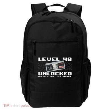 Level 40 Complete 1981 Gamer 40th Birthday Backpack
