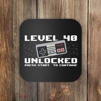 Level 40 Complete 1981 Gamer 40th Birthday Coaster thumb 0