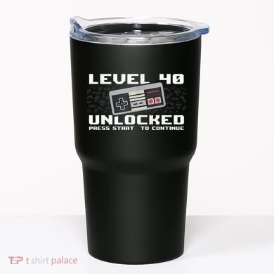 Level 40 Complete 1981 Gamer 40th Birthday Tumbler