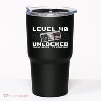 Level 40 Complete 1981 Gamer 40th Birthday Tumbler thumb 0