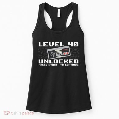 Level 40 Complete 1981 Gamer 40th Birthday Women's Tank Top
