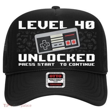 Level 40 Complete 1981 Gamer 40th Birthday Hat