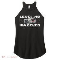 Level 40 Complete 1981 Gamer 40th Birthday Women's Perfect Tri Rocker Tank thumb 0