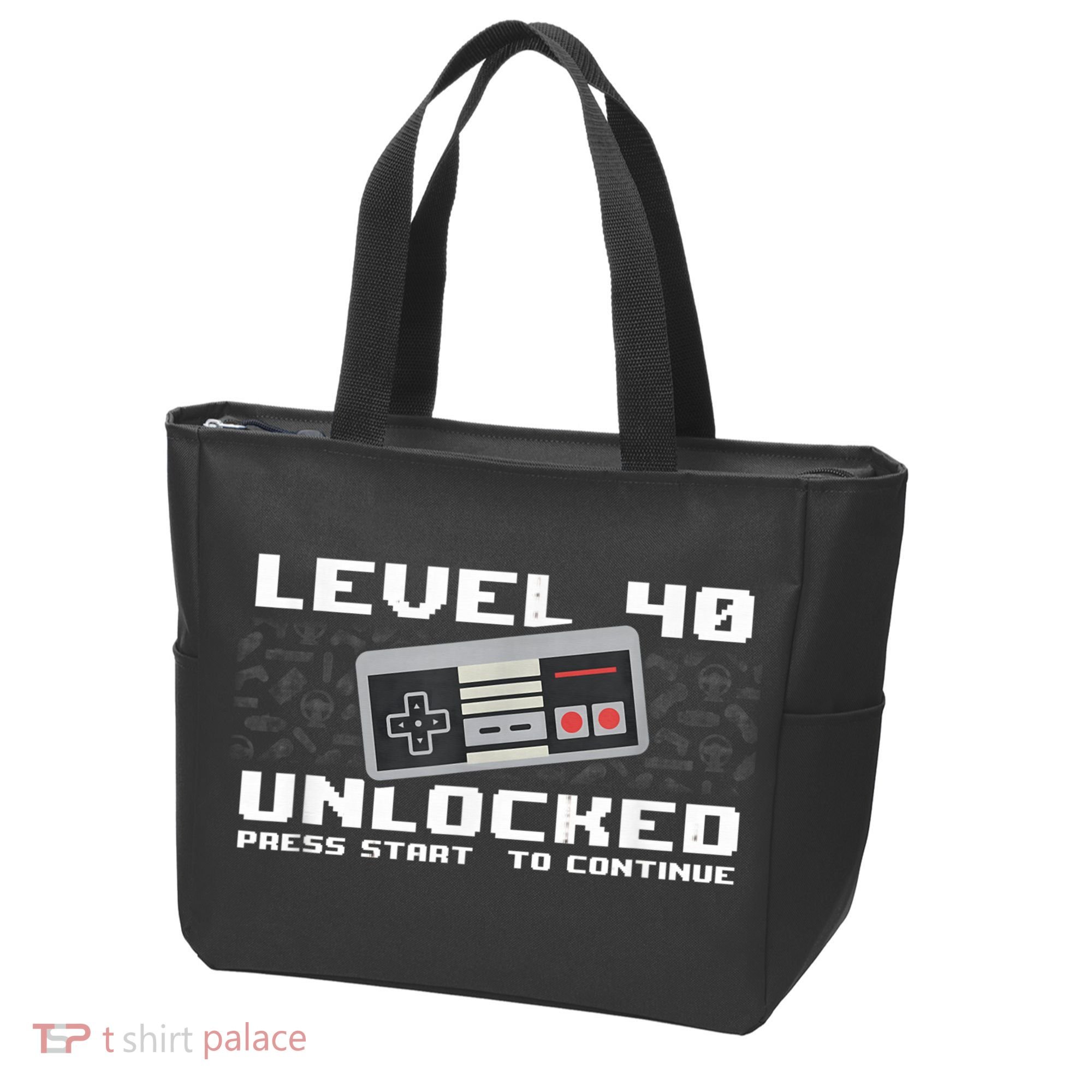 Level 40 Complete 1981 Gamer 40th Birthday Tote Bag