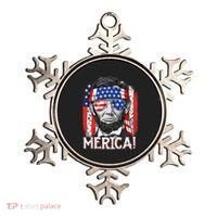 Lincoln 4th Of July Merica Abe American Flag Ornament thumb 0