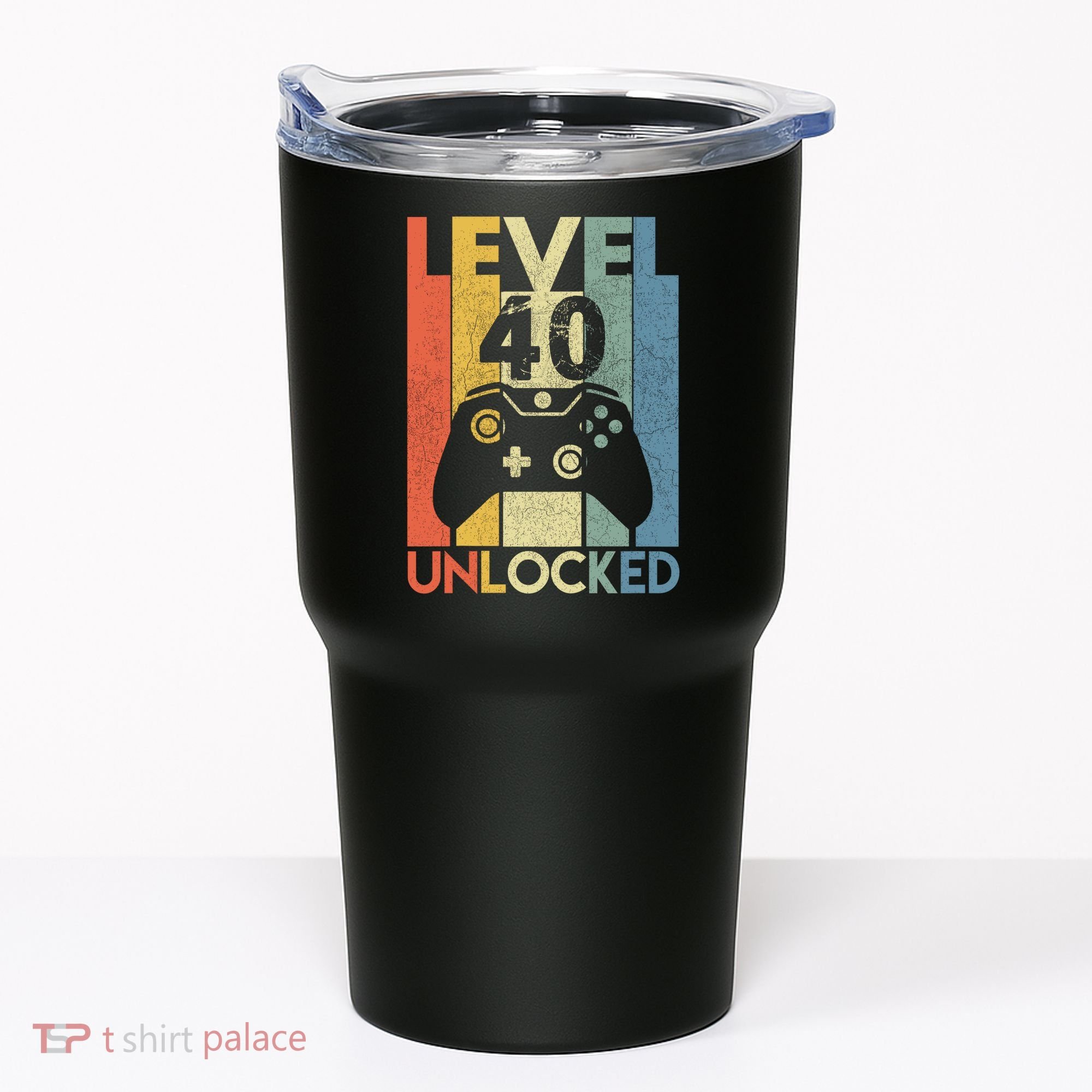 Level 40 Unlocked Awesome Video Game 40 Birthday Gift Tumbler