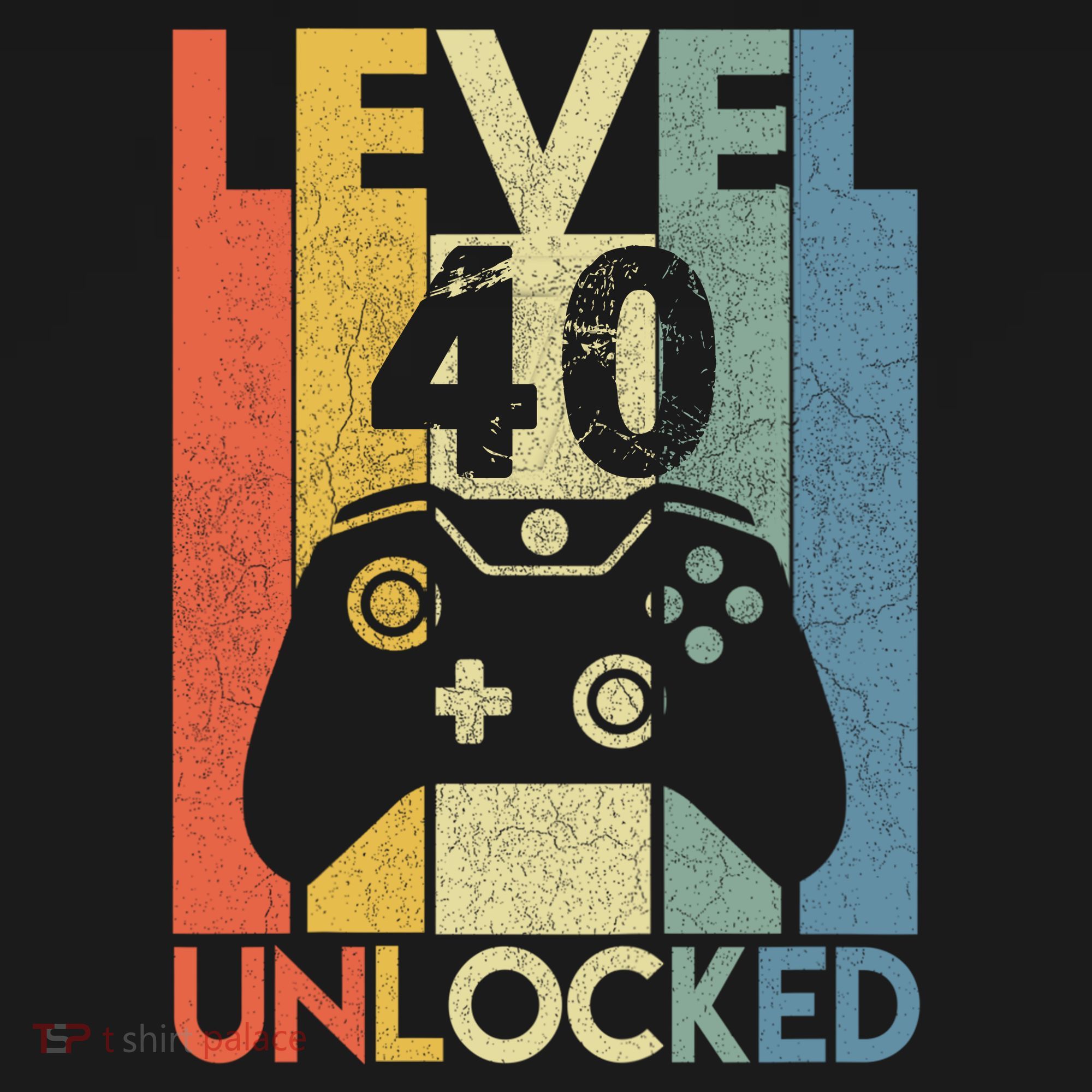 Level 40 Unlocked Awesome Video Game 40 Birthday Gift Ornament