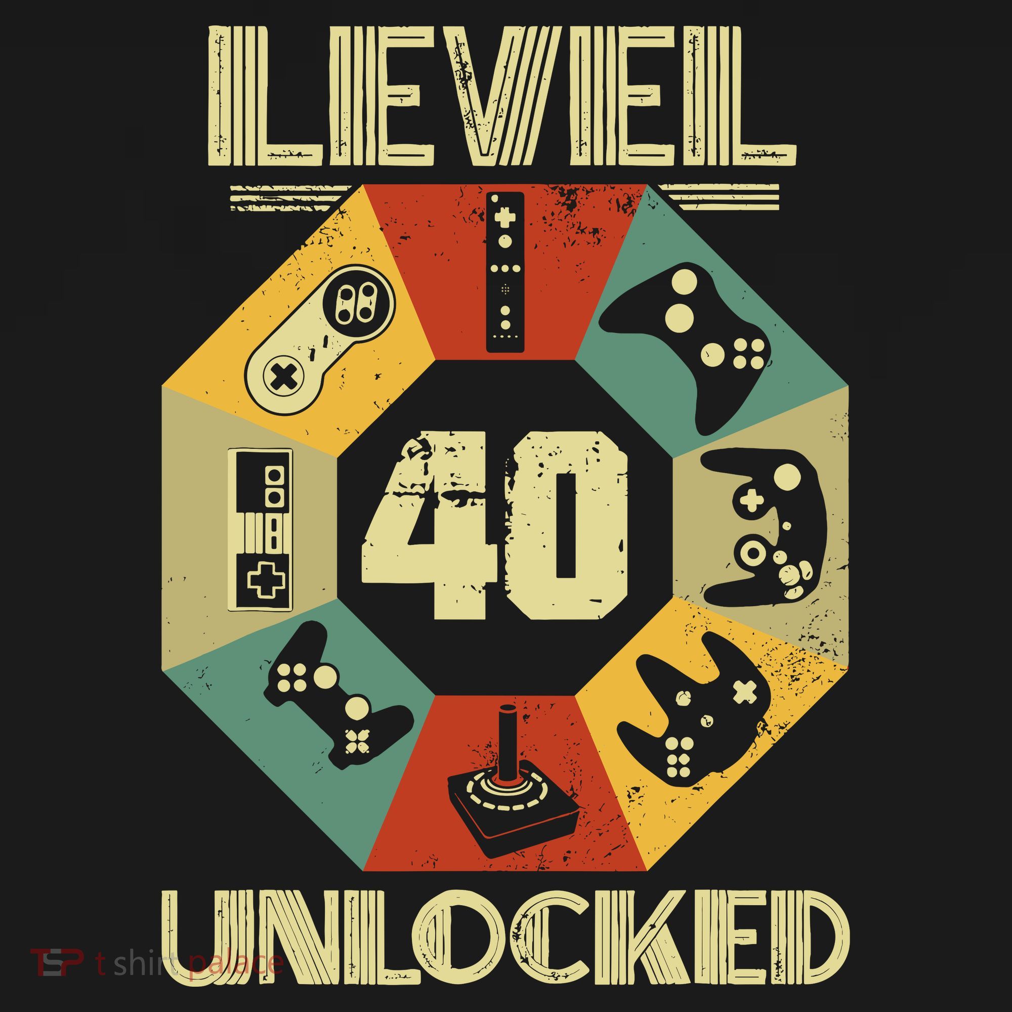 Level 40 Unlocked T Funny Video Gamer 40th Birthday Mousepad