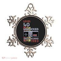 Level 40 Unlocked Gamer 40th Birthday Gift Video Game Lovers Ornament thumb 0