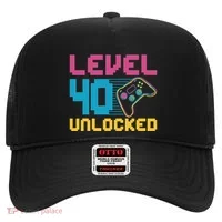 Level 40 Unlocked Gaming Birthday Hat thumb 0