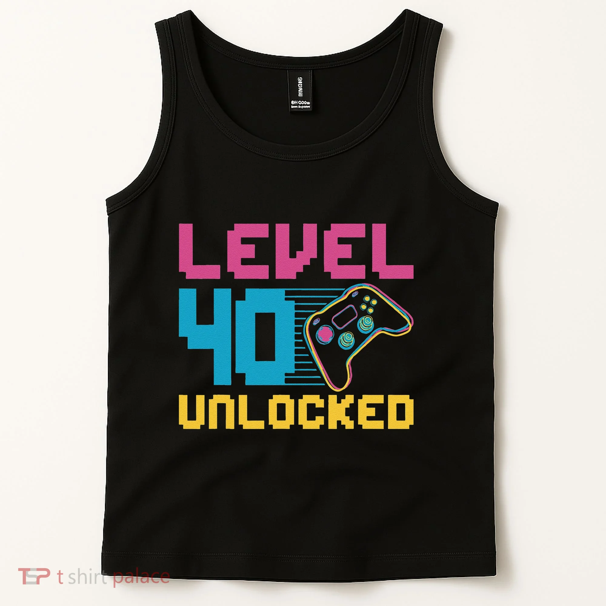 Level 40 Unlocked Gaming Birthday Tank Top