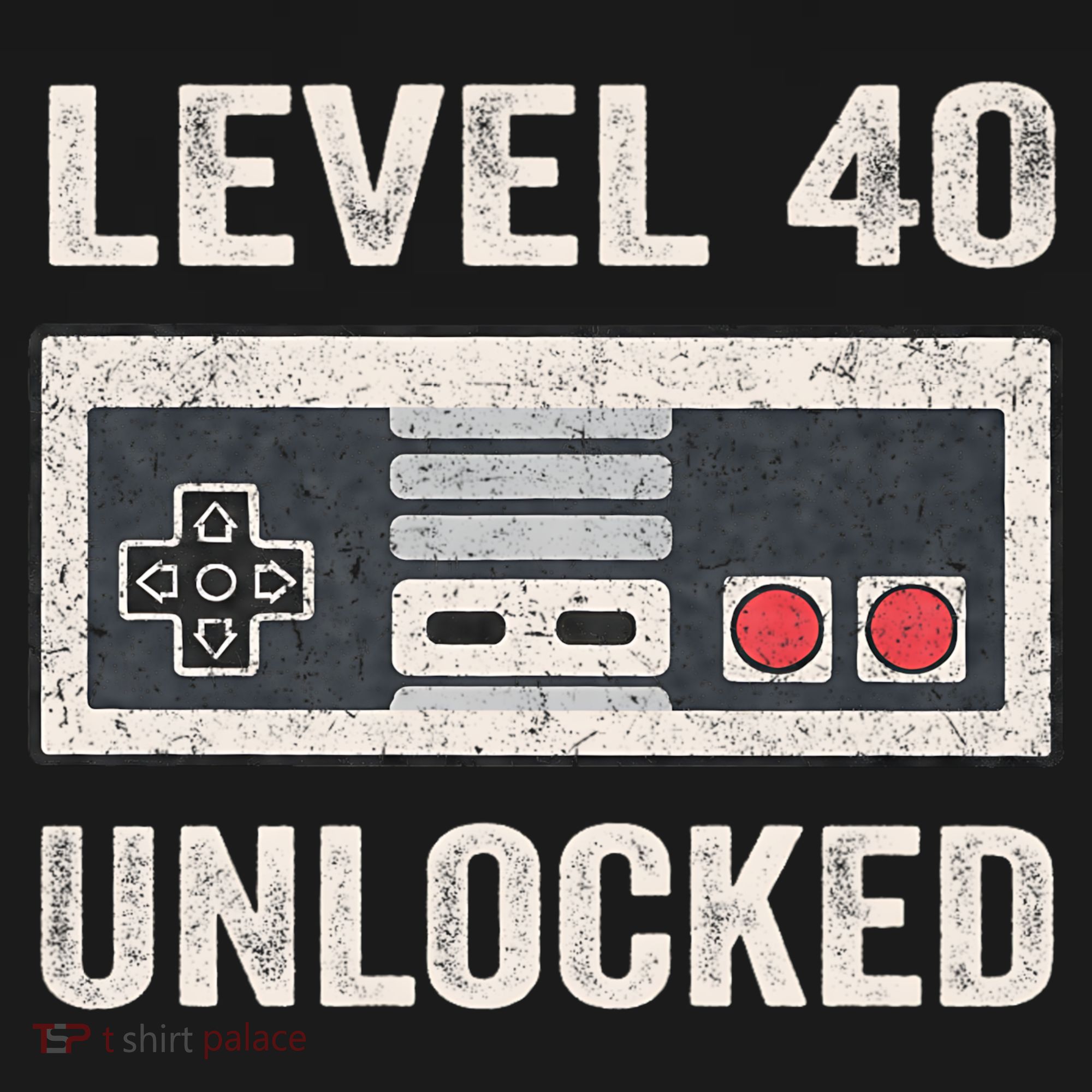 Level 40 Unlocked Video Gamer 40th Birthday Gift Ornament