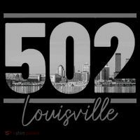 Louisville 502 Area Code Skyline Kentucky Pride Vintage T-Shirt thumb 7