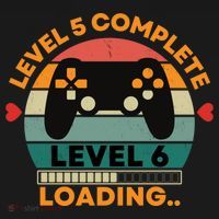 Level 5 Complete Level 6 Loading 5th Wedding Anniversary Gift USA-Made Doggie Bandana thumb 2
