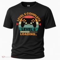Level 5 Complete Level 6 Loading 5th Wedding Anniversary Gift Cooling Performance Crew T-Shirt thumb 0