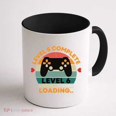 Level 5 Complete Level 6 Loading 5th Wedding Anniversary Gift Coffee Mug back