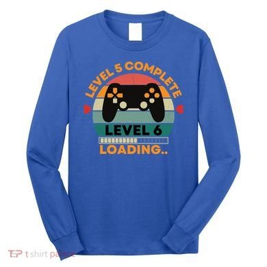 Level 5 Complete Level 6 Loading 5th Wedding Anniversary Gift Long Sleeve Shirt