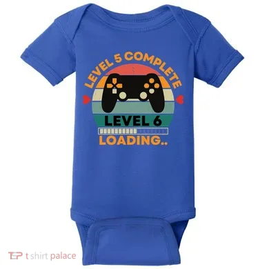 Level 5 Complete Level 6 Loading 5th Wedding Anniversary Gift Baby Bodysuit