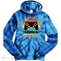 Level 5 Complete Level 6 Loading 5th Wedding Anniversary Gift Tie Dye Hoodie thumb 0