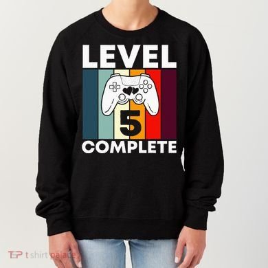 Level 5 Complete 5th Year Wedding Anniversary Gift For Him Women's Sweatshirt