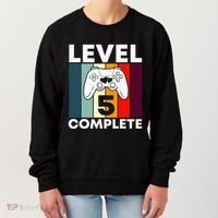 Level 5 Complete 5th Year Wedding Anniversary Gift For Him Women's Sweatshirt thumb 0