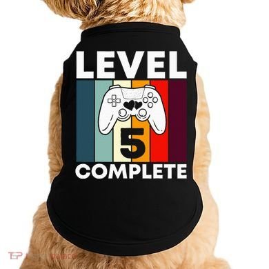 Level 5 Complete 5th Year Wedding Anniversary Gift For Him Doggie Tank