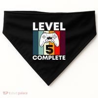 Level 5 Complete 5th Year Wedding Anniversary Gift For Him USA-Made Doggie Bandana thumb 0