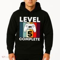 Level 5 Complete 5th Year Wedding Anniversary Gift For Him Hoodie thumb 2