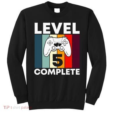 Level 5 Complete 5th Year Wedding Anniversary Gift For Him Sweatshirt