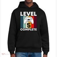 Level 5 Complete 5th Year Wedding Anniversary Gift For Him District V.I.T. Heavyweight Hoodie thumb 0