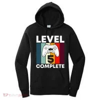 Level 5 Complete 5th Year Wedding Anniversary Gift For Him Women's Hoodie thumb 0
