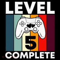 Level 5 Complete 5th Year Wedding Anniversary Gift For Him Women's Hoodie thumb 2