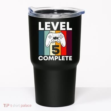 Level 5 Complete 5th Year Wedding Anniversary Gift For Him Tumbler