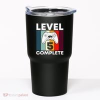 Level 5 Complete 5th Year Wedding Anniversary Gift For Him Tumbler thumb 0