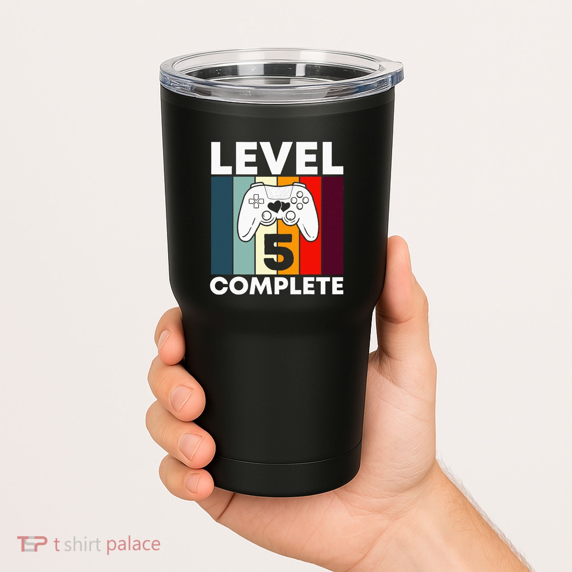 Level 5 Complete 5th Year Wedding Anniversary Gift For Him Tumbler