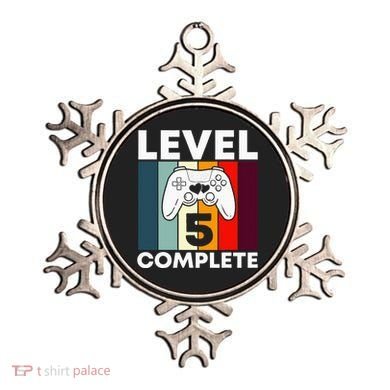 Level 5 Complete 5th Year Wedding Anniversary Gift For Him Ornament