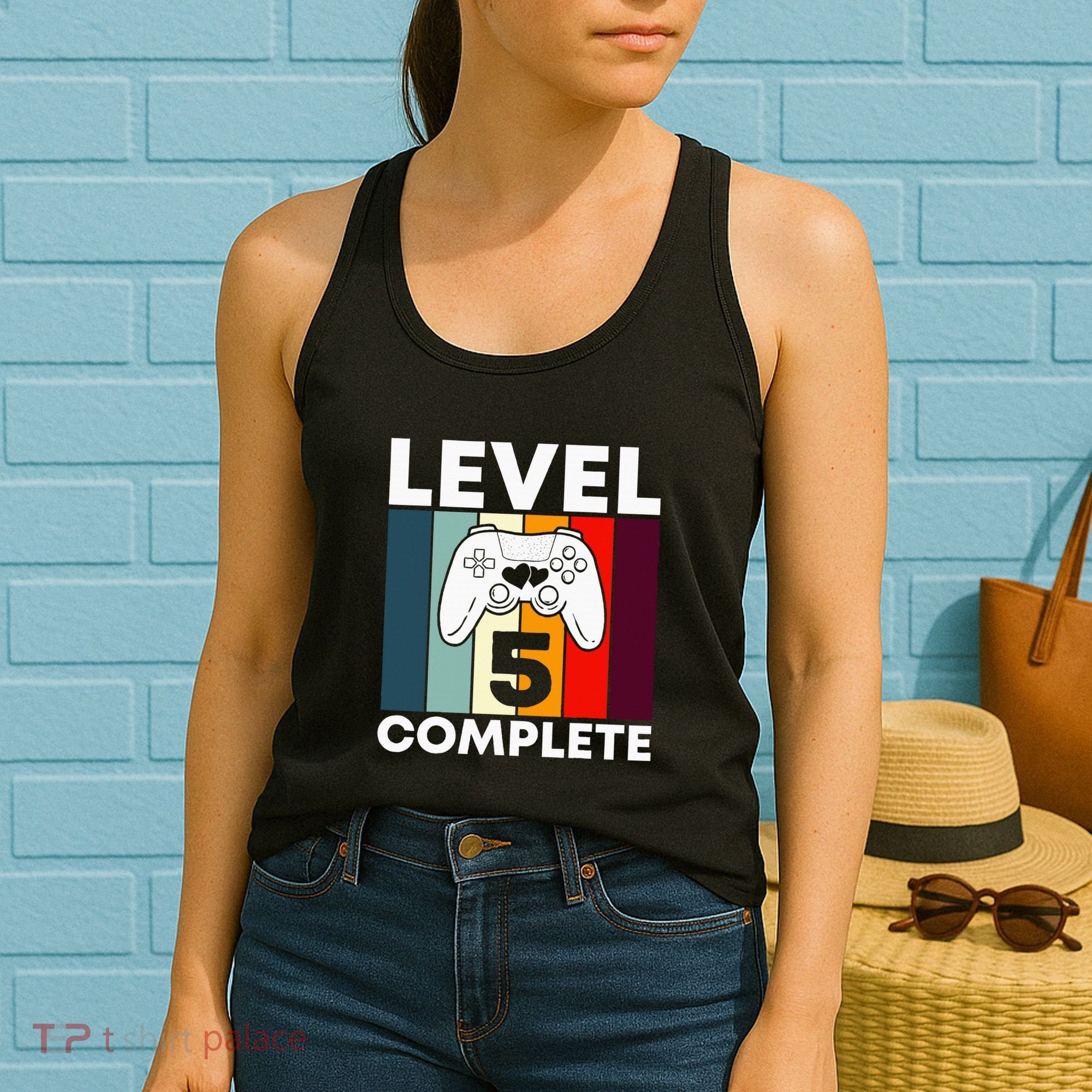 Level 5 Complete 5th Year Wedding Anniversary Gift For Him Women's Tank Top