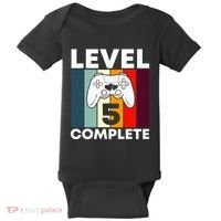 Level 5 Complete 5th Year Wedding Anniversary Gift For Him Baby Bodysuit thumb 0