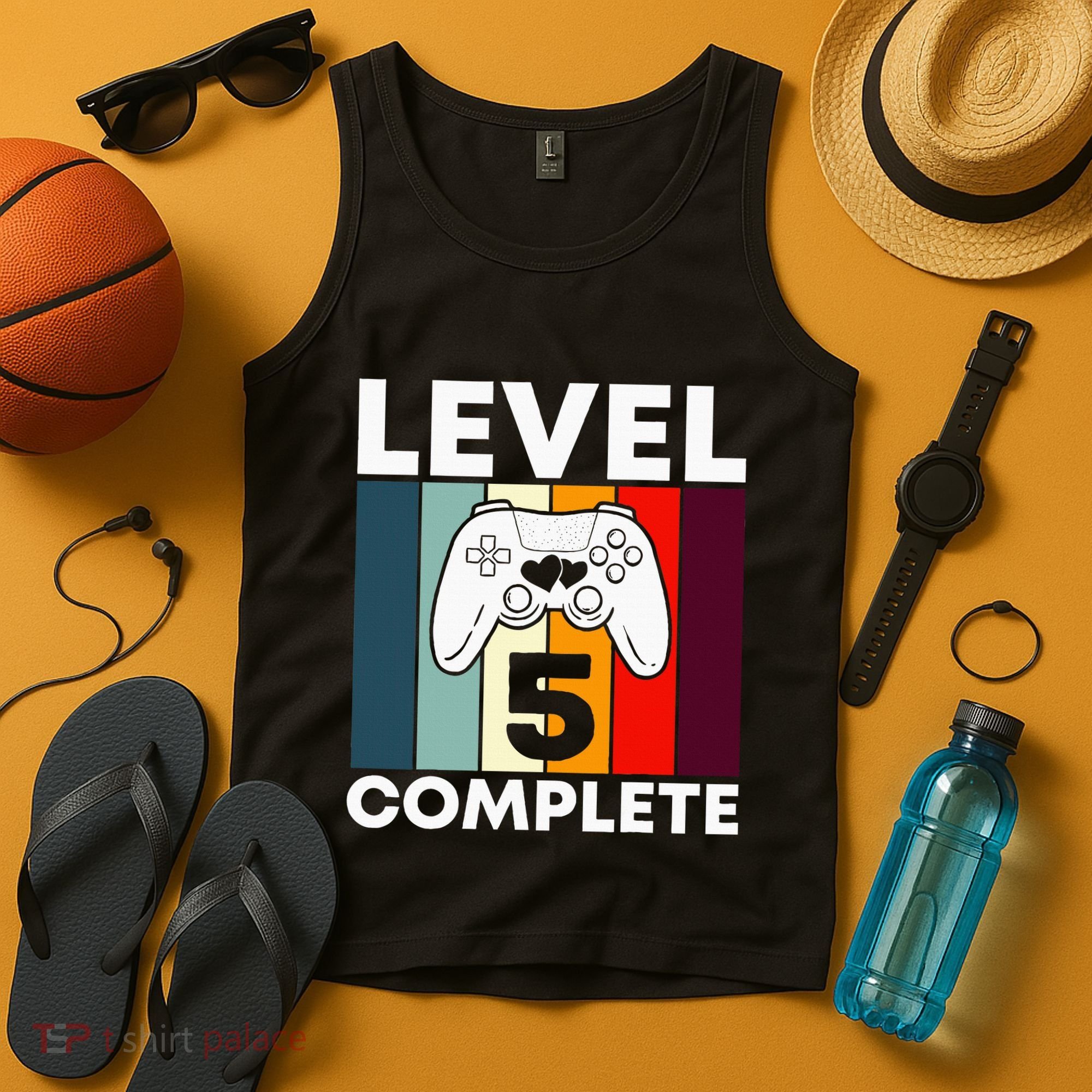 Level 5 Complete 5th Year Wedding Anniversary Gift For Him Tank Top