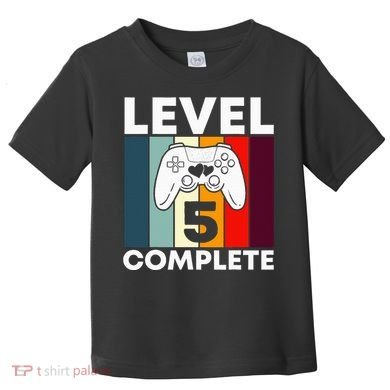 Level 5 Complete 5th Year Wedding Anniversary Gift For Him Toddler T-Shirt