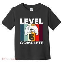 Level 5 Complete 5th Year Wedding Anniversary Gift For Him Toddler T-Shirt thumb 0