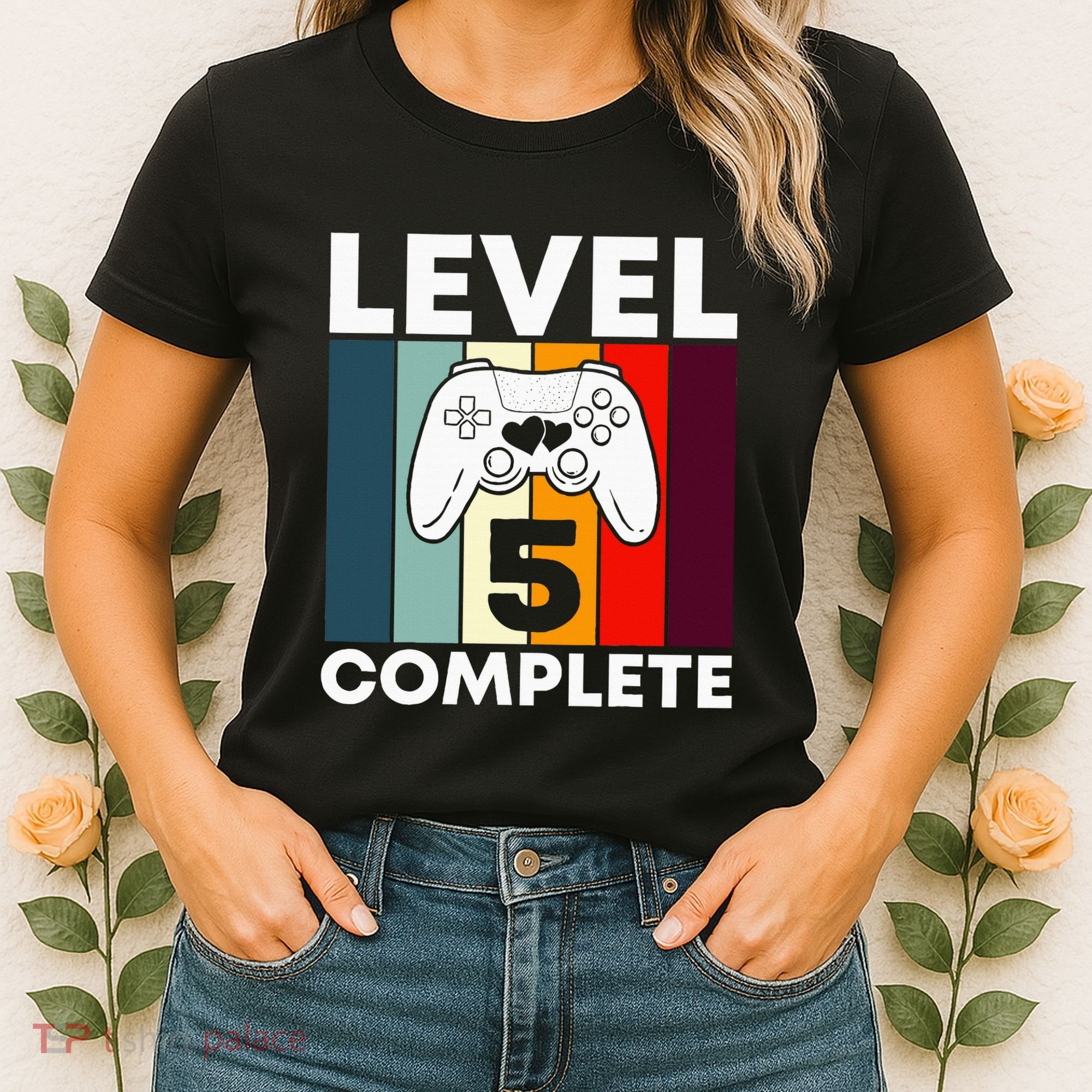 Level 5 Complete 5th Year Wedding Anniversary Gift For Him Women's T-Shirt
