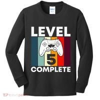 Level 5 Complete 5th Year Wedding Anniversary Gift For Him Kids Long Sleeve Shirt thumb 0