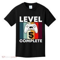 Level 5 Complete 5th Year Wedding Anniversary Gift For Him Kids T-Shirt thumb 0