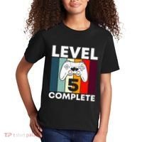 Level 5 Complete 5th Year Wedding Anniversary Gift For Him Kids T-Shirt thumb 2