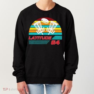 Latitude 64 Disc Golf Retro Vintage Women's Sweatshirt