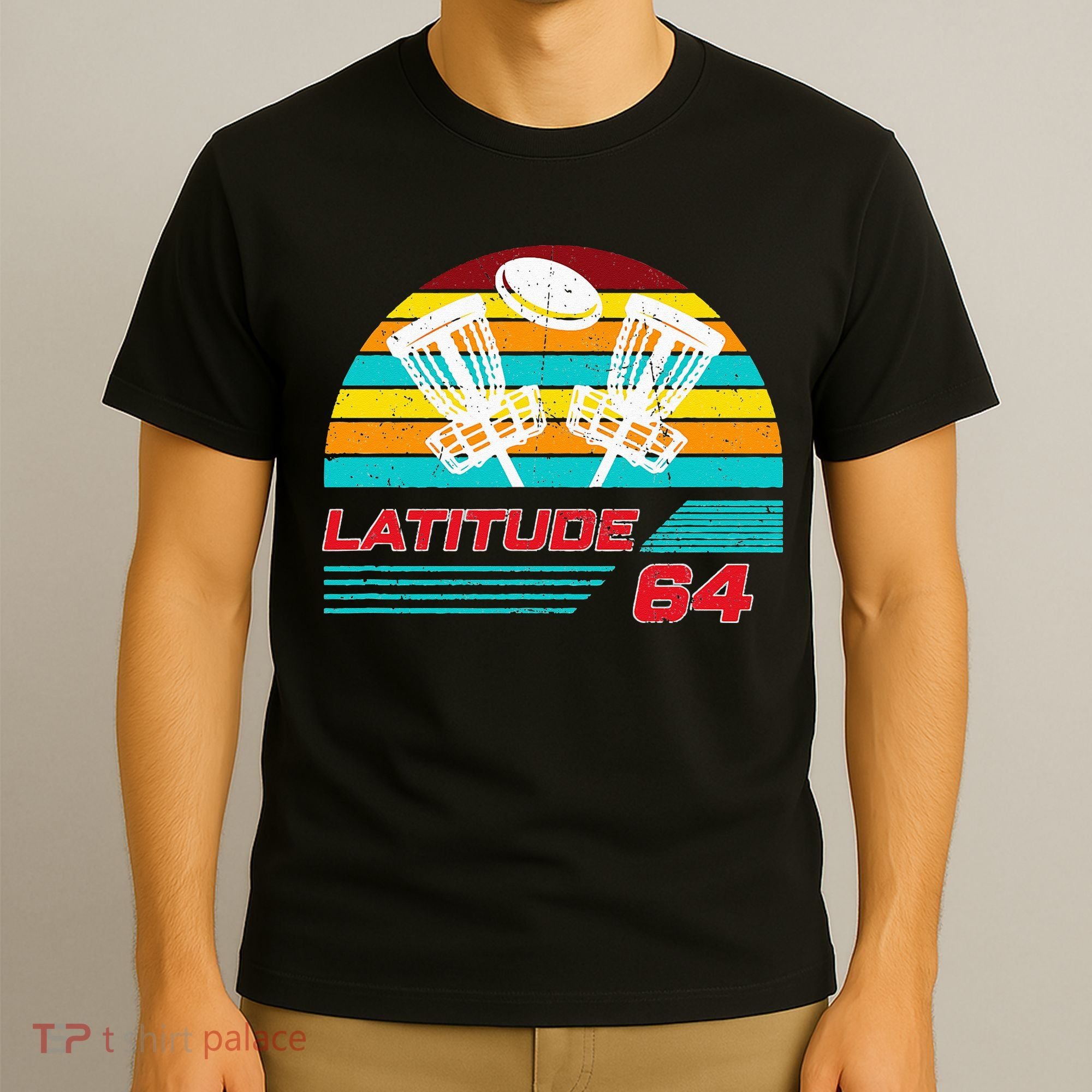 Latitude 64 Disc Golf Retro Vintage T-Shirt