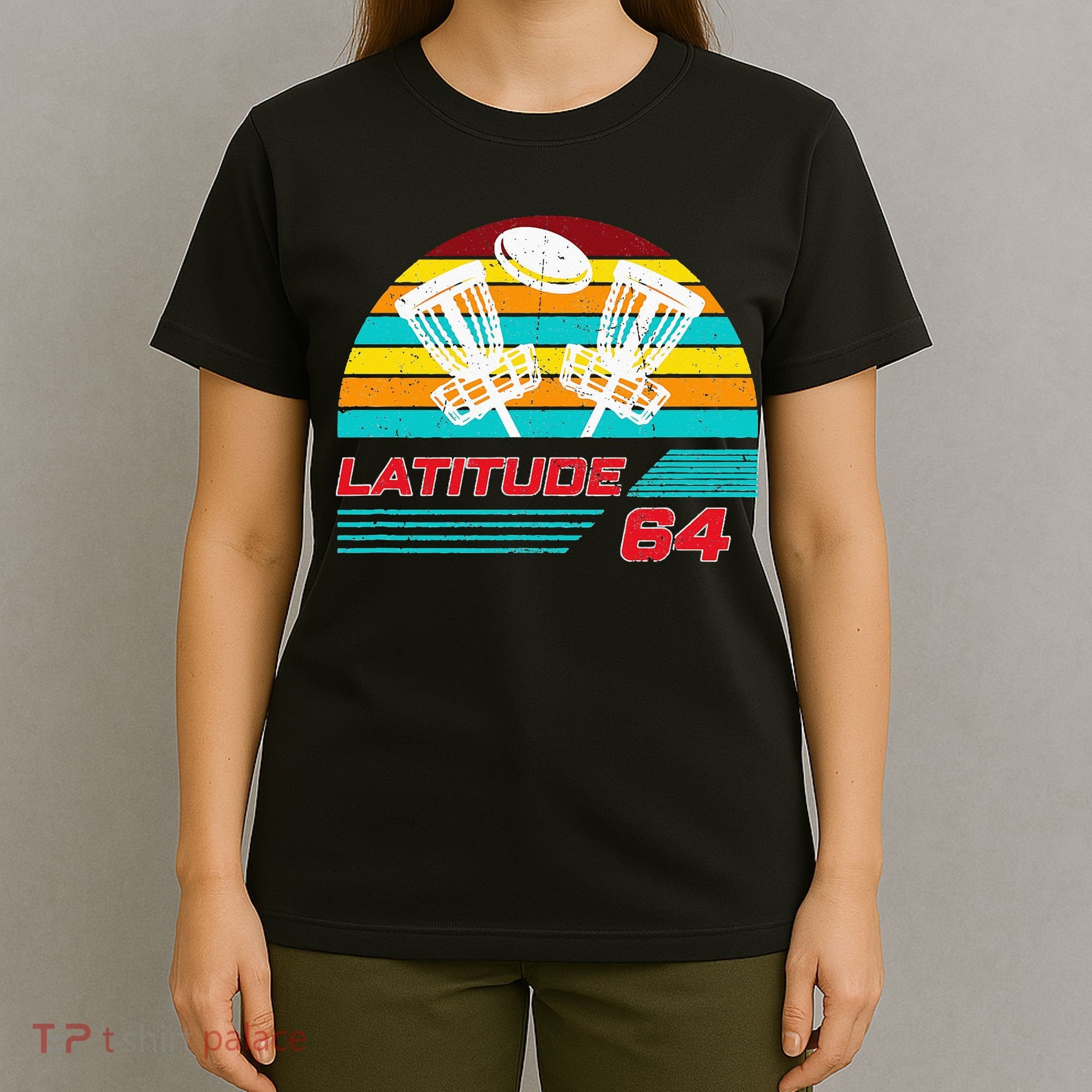 Latitude 64 Disc Golf Retro Vintage T-Shirt